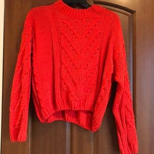 Red Knit Sweater